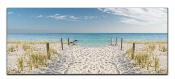 Wandbild Alu-Dibond Strand Meer Nordsee