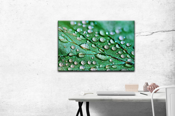 Leinwandbild Wandbild Abstrakt Tropfen