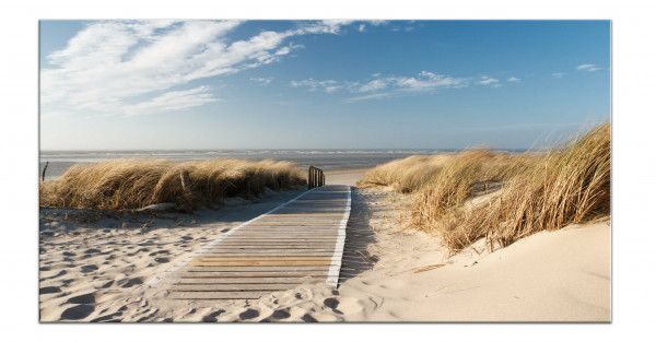 Wandbild Alu-Dibond Starnd Meer Nordsee