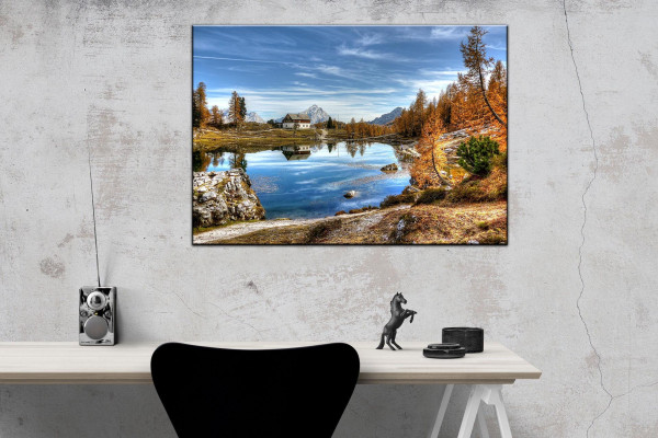 Leinwandbild Wandbild Berge Dolomites Himmel Landschaft