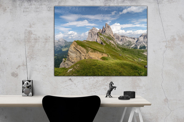 Leinwandbild Wandbild Berge Himmel Landschaft