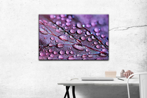 Leinwandbild Wandbild Abstrakt Tropfen
