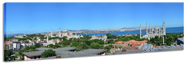 Leinwandbild Wandbild Panorama Istanbul Türkei
