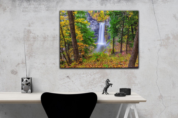 Leinwandbild Wandbild Wasserfall Natur