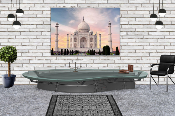 Leinwandbild Wandbild Taj Mahal Islam India Architektur